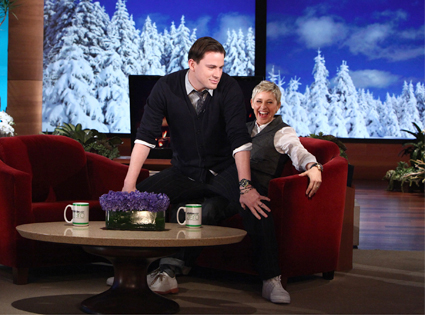 Channing Tatum , Ellen DeGeneres Channing Tatum , Ellen DeGeneres
